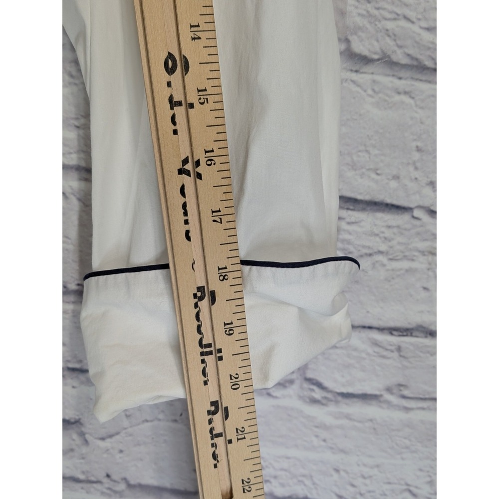 SINGLE STITCH🌿Ralph Lauren Robe Unisex M/L Belted Cotton Piping Bath LoungeLogo - Picture 5 of 13